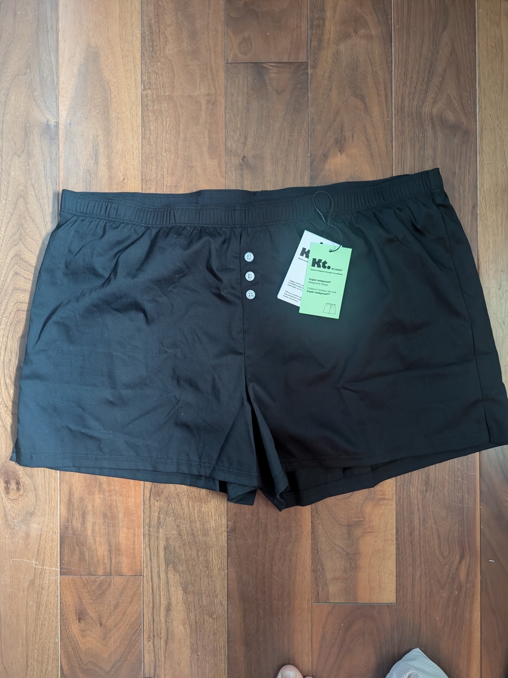 Black Women's Leak proof Boxer Shorts